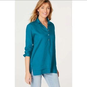 J Jill Love Linen Relaxed Tunic
